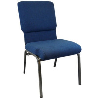 Flash Furniture PCHT185-101 Advantage Navy Church Chairs 18.5 in. Wide